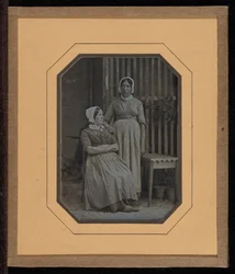 Porträt von zwei Dienern - Lisette Gilliard und Susette
